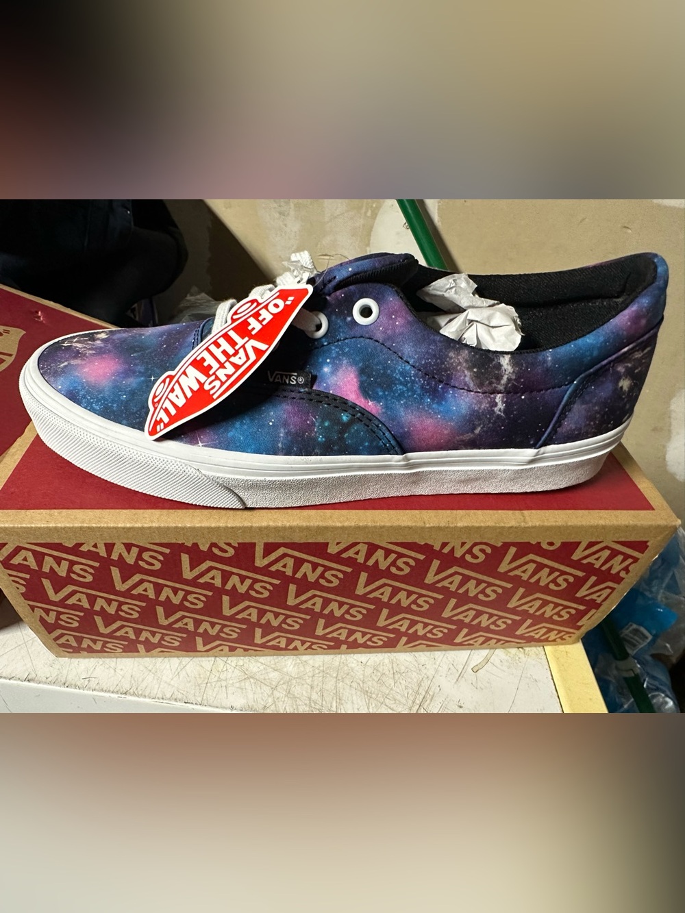 Vans Kids Galaxy Canvas Sneaker - Purple & Blue